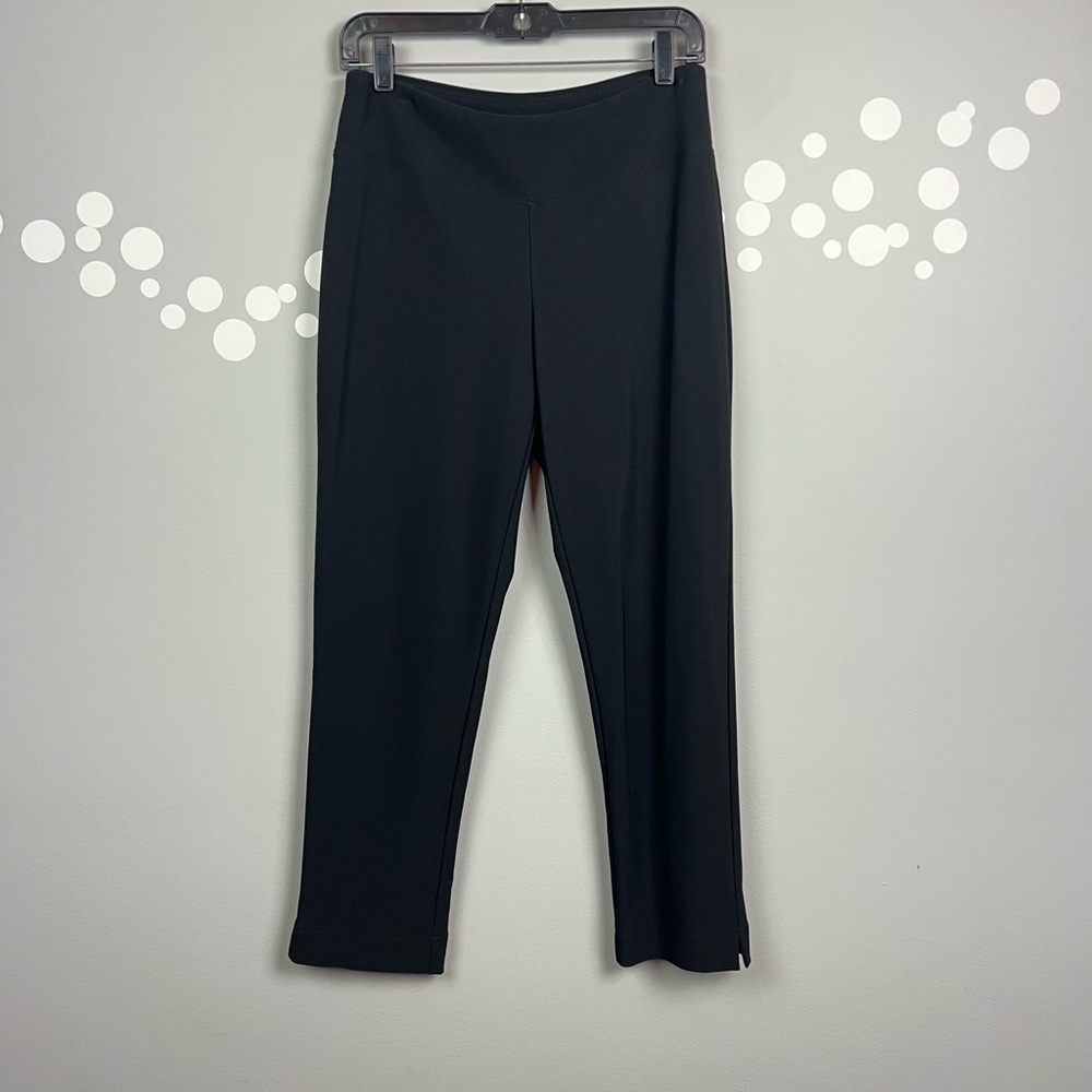 Boston Proper Beyond Travel Black Pull On Ankle Pants Size S Stretch Slim Leg